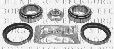 BORG & BECK bwk089 -  Комплект подшипника ступицы колеса